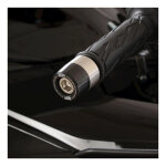 Embouts de guidon r&g racing inox / noir suzuki hayabusa 21 - 23