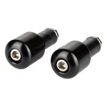Embouts de guidon slim noir fixation 13 mm