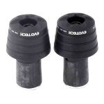 Embouts de guidon universels evotech noirs nat