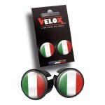 Embouts de guidon pour vlo de route velox italie flag (paire)