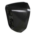 Embout de silencieux akrapovic carbone v - ec326