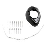 Embout de silencieux akrapovic carbone v - ec70