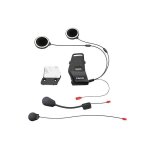 Ensemble fixation, micro et oreillettes pour sena 10s