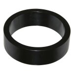 Entretoise de direction en aluminium noir (1 1 / 8 x 10 mm)