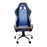 Fauteuil de bureau paddock yamaha bleu / noir