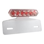 Feu arrire  barette - avec support plaque