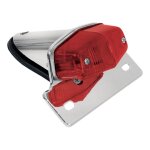 Feu arri�re chrome emgo lucas replica i avec support de plaque
