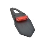Feu arri�re moto tun'r transparent leds integr�s noir