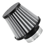 Filtre � air replay kn middle droit noir / chrome � 35 / 28