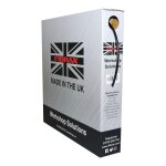 Gaine de frein fibrax 5mm avec liner tflon noir (30m)