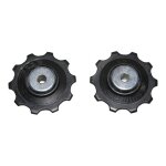 Galets de drailleur shimano altus / tourney 7 - 8v 10 dents noir