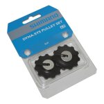 Galets de drailleur shimano slx / deore 9 - 10v 11 dents noir