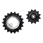 Galets de dérailleur tripeak aopw céramic 11v 12 - 18 dents argent - s Galets de dérailleur tripeak aopw céramic 11v 12 - 18 dents argent - s