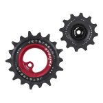 Galets de dérailleur tripeak aopw céramic 12v 12 - 18 dents rouge - sh Galets de dérailleur tripeak aopw céramic 12v 12 - 18 dents rouge - sh