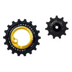 Galets de dérailleur tripeak aopw céramic 11v 12 - 18 dents or - shima Galets de dérailleur tripeak aopw céramic 11v 12 - 18 dents or - shima
