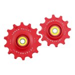 Galets de dérailleur tripeak g5 céramic 12v 12 - 14 dents rouge sh Galets de dérailleur tripeak g5 céramic 12v 12 - 14 dents rouge sh