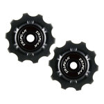 Galets de dérailleur tripeak céramic 10 - 11v 11 dents noir shiman Galets de dérailleur tripeak céramic 10 - 11v 11 dents noir shiman