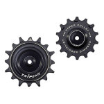 Galets de dérailleur tripeak céramic 12v 12 - 14 dents noir sram e Galets de dérailleur tripeak céramic 12v 12 - 14 dents noir sram e