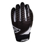Gants bmx five race noir / blanc - s