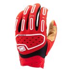 Gants cross enfant 100 % airmatic 2 rouge / noir - s