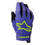 Gants cross enfant alpinestars youth radar purple / yellow fluo - 2xs