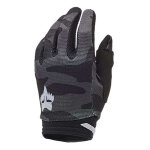 Gants cross enfant fox racing youth 180 bknr black / camo - y - xs