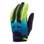Gants cross enfant fox racing youth girls 180 flora black / yellow - y - s