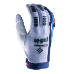 Gants cross enfant pull - in race kid bleu / blanc / rouge - 4