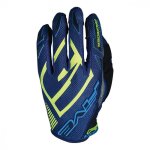 Gants cross five mxf prorider s green water / jaune fluo - s