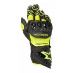 Gants cuir alpinestars gp pro r3 noir / jaune fluo - s