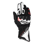 Gants cuir alpinestars sp - 3 black / white / red fluo - l