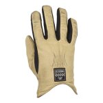 Gants cuir femme hiver helstons fidji beige - t8