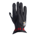 Gants cuir femme von dutch x helstons brigitte air noir / blanc - t6