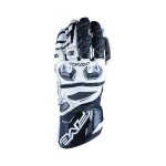 Gants cuir five rfx race blanc / noir - s