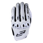 Gants cuir five stunt evo 2 leather blanc - xs