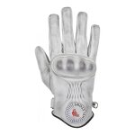 Gants cuir helstons sun beige / noir - t12