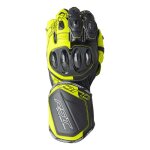 Gants cuir rst pro series gp d3o noir / jaune fluo - m
