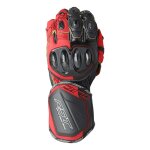Gants cuir rst pro series gp d3o noir / rouge fluo - m