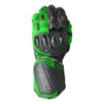 Gants cuir rst pro series gp d3o noir / vert fluo - l