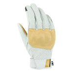 Gants cuir segura mojo gris clair / beige - t8