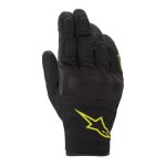 Gants cuir / textile alpinestars s - max drystar noir / jaune fluo - s