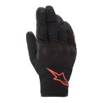 Gants cuir / textile alpinestars s - max drystar noir / rouge fluo - 2xl