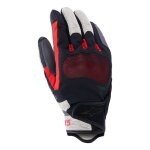 Gants cuir / textile alpinestars mogress airflow black flame red ecru - m