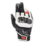 Gants cuir / textile alpinestars smx z drystar noir / blanc / rouge - xl