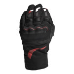 Gants cuir / textile dainese tempest unisex d - dry® short noir / rouge - m Gants cuir / textile dainese tempest unisex d - dry® short noir / rouge - m