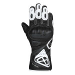 Gants cuir / textile enfant ixon gp5 air junior noir blanc - 10 ans