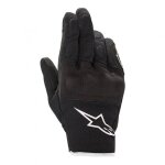 Gants cuir / textile femme alpinestars stella s - max drystar noir / blanc -