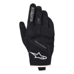 Gants cuir / textile femme alpinestars stella moblast wp black / off white