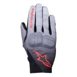 Gants cuir / textile femme alpinestars stella reef v2 gray / black / pink fl