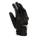 Gants cuir / textile femme bering lady kelly noir / blanc - t8